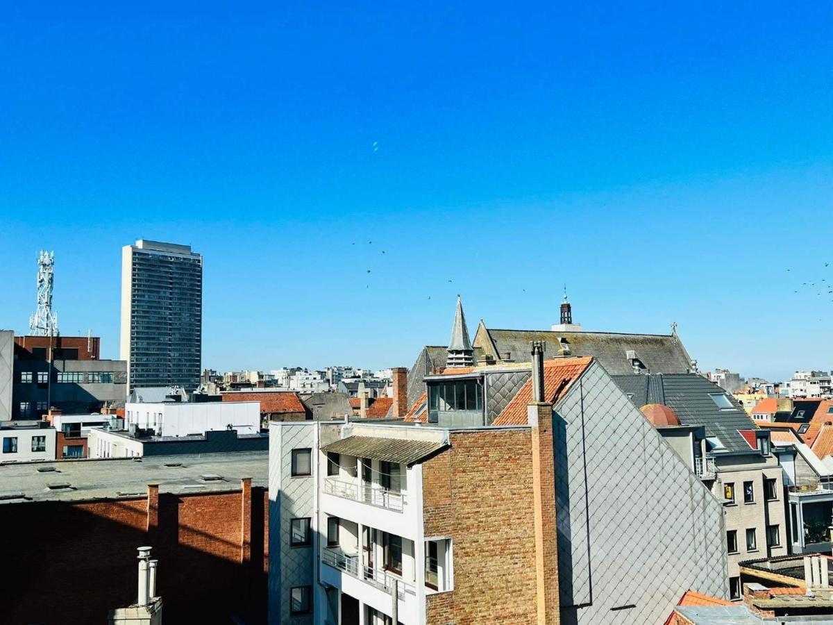 Ostend Center Luxury Top Floor Apartment With Free Parking Exteriör bild