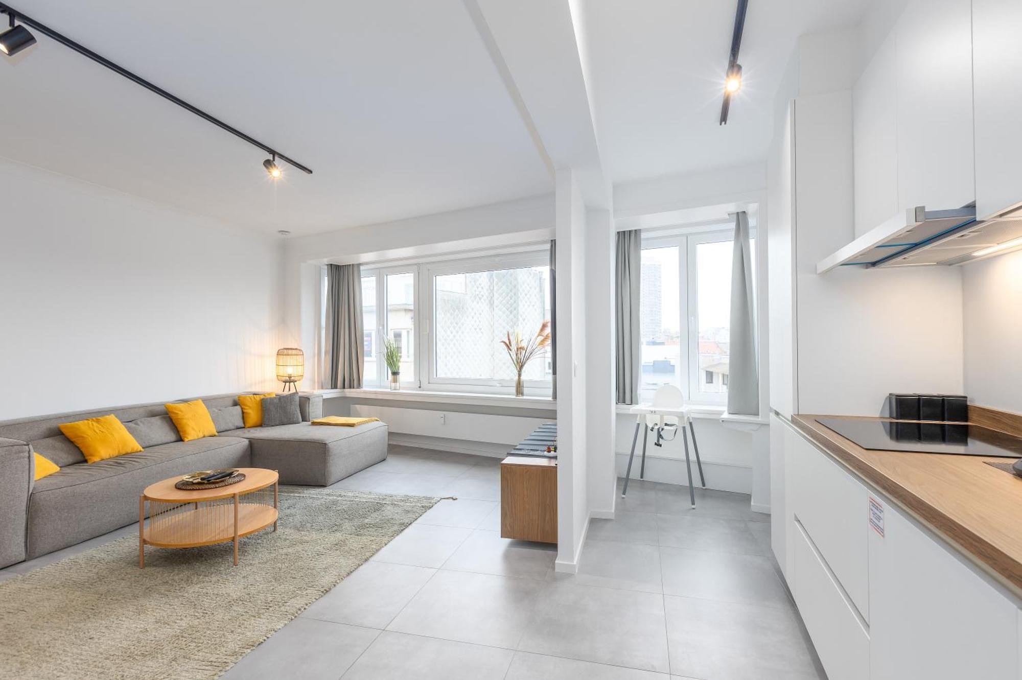 Ostend Center Luxury Top Floor Apartment With Free Parking Exteriör bild